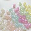 Lindas nubes cadena para celular hecha a mano diy con cuentas rectas lisa con leche collar pulsera material accesorios