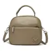 Comercio Exterior 2024 Nuevo Estilo Simple Bolso de Cuero Suave para Mujer Bolso de Mano Moda Bolso Cuadrado Pequeño Bolso de Hombro Cruzado de Piel de Vaca
