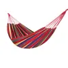 Forest Bee Productos para Exteriores Hamaca de Lona Gruesa Individual Camping Columpio Salvaje Cama de Malla Tira Antivuelco Silla Colgante Rayada