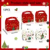 Dd467 Comerciante Extranjero Raro Navidad Verde Peludo Grinch Fiesta de Navidad Regalo Dulce Portátil Caja de Papel
