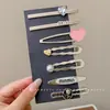 Serie de Zumos de Dopamina de Verano Pinzas para el Cabello Sin Costuras Pinzas Lindas para el Flequillo Lateral Pinzas para Maquillaje Flequillo de Bebé en la Frente Pinzas de Pato
