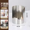 Suporte de tampa de panela específico para cozinha em aço inoxidável, suporte de colher para bancada, suporte vertical para armazenamento de tábuas de corte, organizador de espátulas