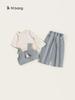 Traje de Niña Ropa Infantil Youbao Conjunto de Tres Piezas Chaleco para Niña Estilo Nuevo Otoño 2026 Traje de Jeans para Niños