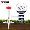Pgm Tee de Golf Ajustable con Límite Ayuda para Apuntar 77mm Driver Tee Largo 4 Piezas/Caja