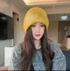Estilo Novo 2025 Gorro Slouchy com Borda Enrolada e Cordão, Chapéu de Tricô Outono e Inverno Aquecedor que Afina o Rosto e Protege as Orelhas para Mulheres, Touca para Clima Frio, Chapéu Turbante