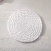 Manteles Tejidos de Cuerda de Algodón de Amazon para Uso en el Hogar, Manteles de Cuerda de Algodón, Posavasos, Tapetes para Cazuelas, En Stock, Tapetes Simples Aislantes de Calor