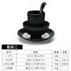 Configuración de Mesa para Restaurante Hot Pot Juego de Cuatro Piezas de Plástico Negro Imitación Porcelana Vajilla de Melamina para Hotel Restaurante Restaurant Comercial