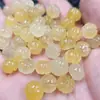 Jade de Seda Dorada de Hetian, Xinjiang, Cuenta de Calabaza de Jade, Cuentas Sueltas de Jade, Jade de Cuarcita Tipo Hielo, Hebilla de Jade Fu Gua, Cuentas de Ábaco, Cuentas Espaciadoras