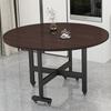Mesa de Comedor Redonda Pequeña para 8-10 Personas en Casa de Alquiler, Plegable y Fácil de Mover, Venta al por Mayor