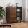 Aparador Moderno Minimalista, Gabinete de Vino para Sala de Estar, Gabinete de Té, Gabinete de Almacenamiento de Cocina, Gabinete de Almacenamiento Integrado Montado en la Pared