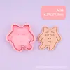 Molde de impresión de serie de emojis, patrones de emojis divertidos, varios diseños, molde 3D para galletas, diversión con arcilla de simulación DIY
