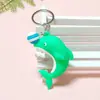 5577 # Llavero Creativo Lindo de Delfín de Dibujos Animados Regalo Promocional de Acuario Colgante Exquisito para Bolso