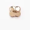 Botones Metálicos con Forma de Flor para Goteo de Aceite, Cosidos a Mano, Prendas de Lana de Moda y Exquisitas, Sacos, Botones para Cortavientos, Botones