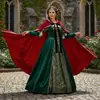 Capa com Capuz Unissex de Estilo Elegante, Corte Tridimensional para Styling de Roupa Externa, Fantasia Retrô para Personagens de Cosplay de Halloween