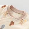 Conjunto de Ropa Interior para Bebé Primavera y Otoño Algodón Puro Cintura Alta Protección de Vientre Conjunto con Solapa Parcial Ropa de Otoño para Niños Pantalones de Otoño Ropa para el Hogar