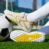 Zapatos de Fútbol para Niños con Velcro Transfronterizo Tacos Uñas Rotas Zapatos de Niño Zapatos de Niña Estudiantes de Primaria Competición Entrenamiento tenis