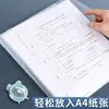 Bolsa Transparente para Guardar Documentos, Bolsa Gruesa para Exámenes con Broche de Presión, Bolsa para Archivos con Cremallera, Bolsa Impermeable para Archivos A4, Personalizable