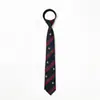 [Corbata sin cremallera] Corbata de lazo JK japonesa gratis para estudiantes universitarias, estilo universitario, corbata rayada de corona