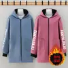 Nuevo Delantal de Invierno Moda Impermeable Forrado de Polar Engrosado, Ropa de Trabajo para Hombre con Capucha Anti-Manchas para Cocina