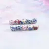 Cuentas de cerámica azules y blancas de 6 mm, manualidades, accesorios DIY, material para abalorios, accesorios para pulseras, cuentas de porcelana, joyería al por mayor