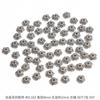 AliExpress liga de prata antiga oco porta-flores espaçador miçanga capa de flor antigo DIY passo balançar grampo de cabelo acessórios coroa de cabelo