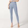 Pantalones de Yoga de Cintura Alta sin Costuras Incómodas, Levanta Glúteos, Elásticos, Adecuados para Usar al Aire Libre, Fitness, Correr, Deportes, Leggings Ajustados de Piel de Tiburón