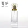 Botellas dispensadoras de vidrio para perfume en stock 30ml 50ml 100ml botellas de perfume botellas rociadoras cosméticas empaques para cuidado de la piel