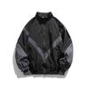 Ropa para Hombre Beijie Marca de Tendencia Estilo Americano Primavera 2026 Nuevo Color Bloque Chaqueta Deportiva para Hombre Cuello Alto Abrigo Casual
