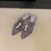 Sandalias de moda coreana versátiles y modernas de punta baja para mujer, nuevos mocasines elegantes sin cordones de verano 2026