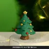 Decoración Navideña Mini Adornos de Resina Animales Pequeños de Escritorio Papá Noel Muñeco de Nieve Reno Decoraciones Regalos para Niños