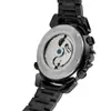 Jaragar Moda Casual Europea y Americana para Hombre Banda de Acero Tourbillon Reloj Mecánico Totalmente Automático Otro