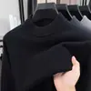 Otoño e invierno transfronterizo nuevo tejido de punto 100% lana merino engrosado cálido ventas directas de fábrica suéter de lana ropa de hombre al por mayor
