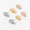 Cierre de Langosta de Acero Inoxidable 304 Color de Retención Recubierto al Vacío Oro de 18k Oro Rosa Negro Accesorios para Joyería DIY Conector de Resorte