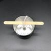 Portamechas de madera para velas, 4 mm, con un solo orificio, herramienta para hacer velas de aromaterapia, mecha fija, virutas de madera.