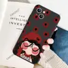 Comercio Exterior Más Vendido Funda Roja con Rubor para Niña Linda para Apple 17 Pro iPhone 18/15 Funda de Silicona