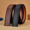 Cinturón Automático de Hebilla de Moda para Hombre 3.5cm Sin Hebilla, Cinturón Sencillo para Viajes Diarios, Cinturón de una Pieza para Dropshipping