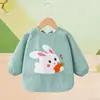 Babero Impermeable de Pana para Bebé para Comer, Anti-Suciedad, Otoño e Invierno, Babero Unisex para Bebé, Babero Infantil