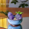 Tigela desmagnetizadora e purificadora de cristal natural, enfeites de mesa com cristais dos doze signos do zodíaco, recipiente difusor de pedra bruta de cristal