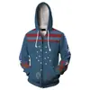 2022 Comércio Exterior Novo Nova Dimensão Doutor Estranho 2 3D Estampa Digital Chapéu Camisa com Zíper Mesma Roupa Masculina e Feminina Suéter