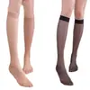Medias de seda antienganches para mujer, ultrafinas, de verano, color carne negra, para primavera y otoño, de media caña, para niños.