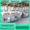 Equipamento de limpeza e matança de brotos de bambu Equipamento de limpeza de romã e secagem ao ar Linha de limpeza de quiabo pré-fabricada totalmente automática