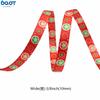 Collar de Mascota Navideño de Cinta de 1.4 mm de Grosor Cuerda de Tracción de Cinta Pequeño Floral de Nylon de Doble Cara Cuerda para Perro