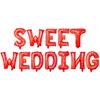 DULCE BODA DULCE BODA traje de película de aluminio transfronterizo globo de película de aluminio con letras de 16 pulgadas exclusivo transfronterizo