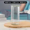 Frasco de almacenamiento de vidrio de sodio-calcio, jarrón para flores de cultivo en agua, decoración de sala de estar estilo ins de lujo ligero, frasco de almacenamiento de vidrio de lujo ligero