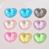 Fantasía Japonesa Brillo Onda de Agua Forma de Corazón Parche de Resina Accesorios Pendientes DIY Adorno para el Cabello Material para Funda de Teléfono Móvil