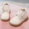 Botines para Niñas 2026 Otoño/Invierno Nuevos Botines Infantiles Botines de Princesa Botines Individuales Zapatos para Niñas Botas de Cuero de Invierno con Plus de Terciopelo