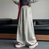 Calça esportiva reta estilo coreano para meninas para primavera e outono, nova coleção 2026, calça comprida infantil de outono, calça casual versátil de corte solto