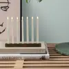 Portavelas Largo de 7 Agujeros Transfronterizo Velas para el Hogar Estilo Simple Plástico Negro Bronce Estilo Europeo Portavelas