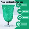 Cubierta de aislamiento a prueba de frío para plantas, bolsa de aislamiento térmico, tela no tejida a prueba de viento, red a prueba de insectos para flores, plantas verdes y árboles frutales, cubierta transpirable