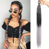 Extensiones de Cabello Sintético Trenzado de Cuatro Hilos Estilo Europeo y Americano para Coleta Larga de Dreadlocks Venta al por Mayor